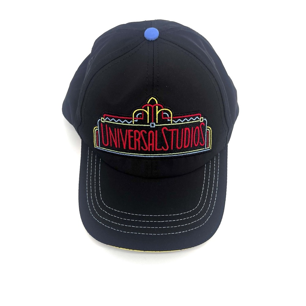 Universal Studios Hat Black Neon Embroidered Logo… - image 1